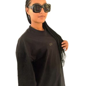 Oversized T-Shirt (Unisex) — Black