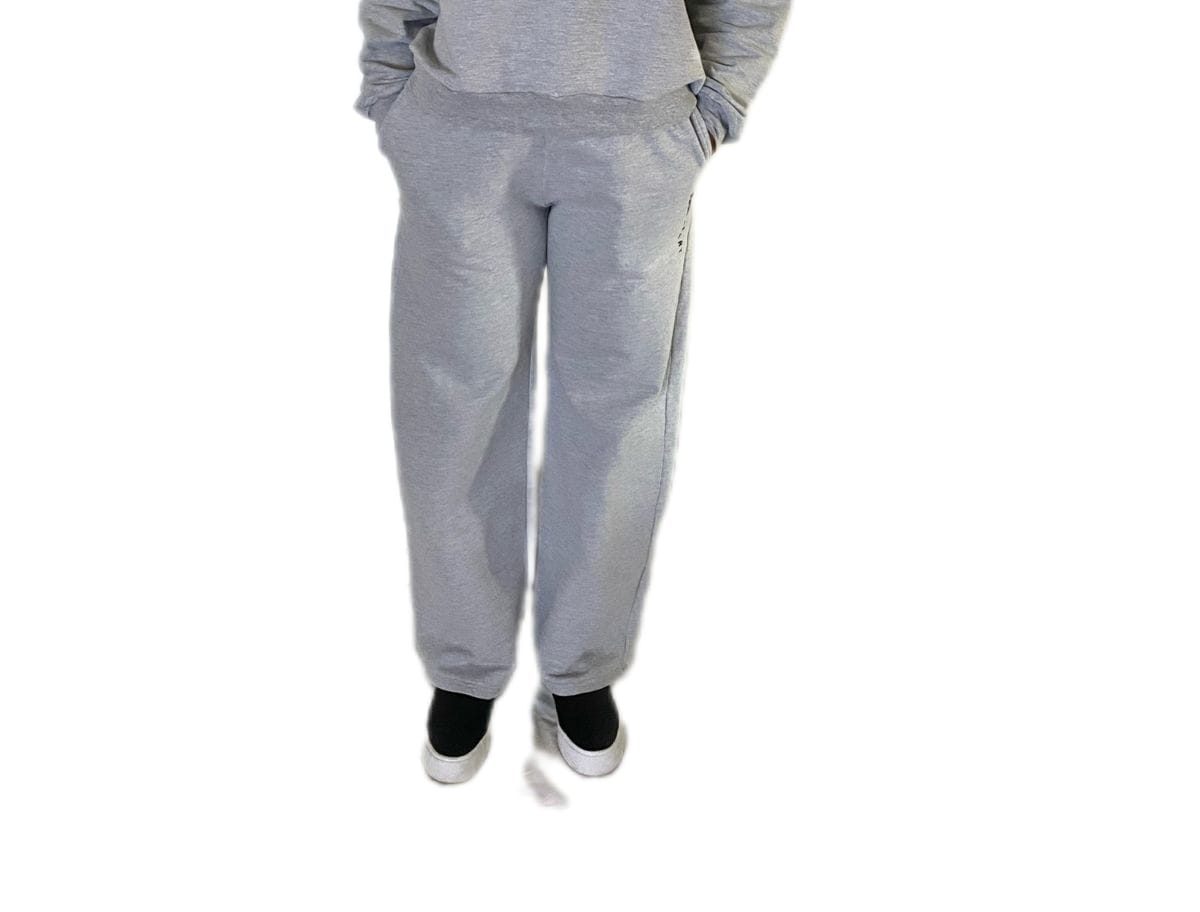 Grey Wide Leg Pants (Women)