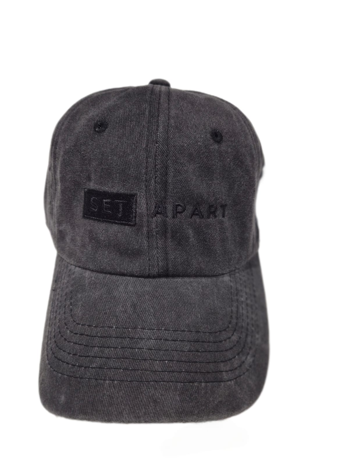 Washed Cotton Cap — Charcoal