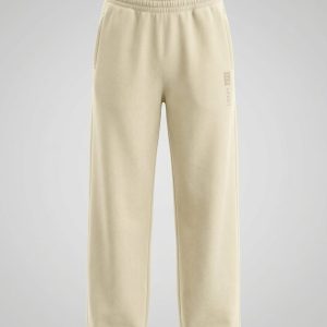 Beige Green Wide Leg Pants (Women)