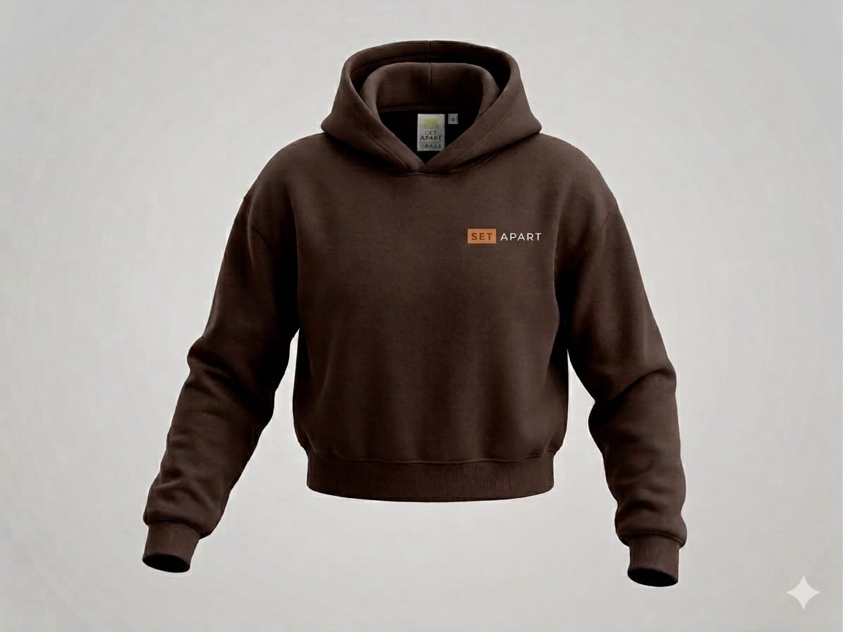 Espresso Brown Dropped Shoulder Hoodie (Women)