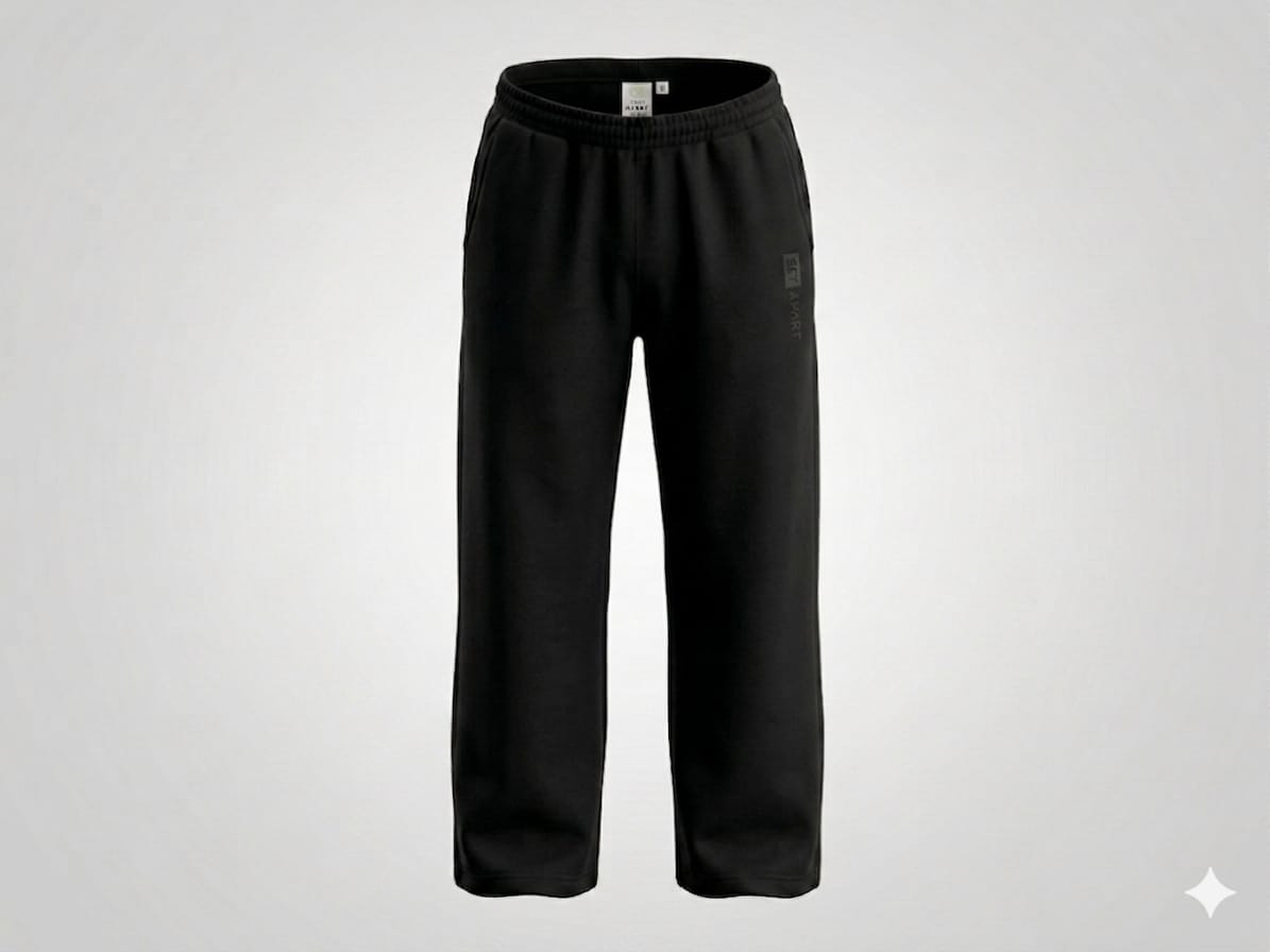 Black Wide Leg Pants (Men)