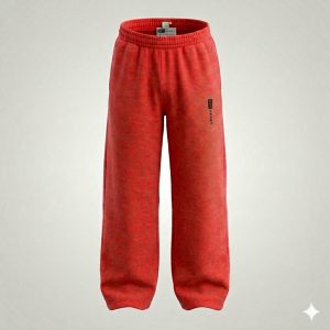 Red Wide Leg Pants (Women)
