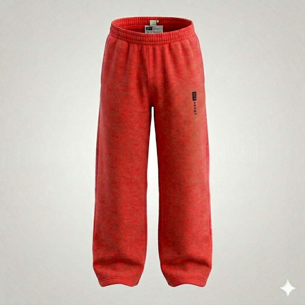 Red Wide Leg Pants (Women)